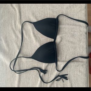 Hollister black triangle bikini top
